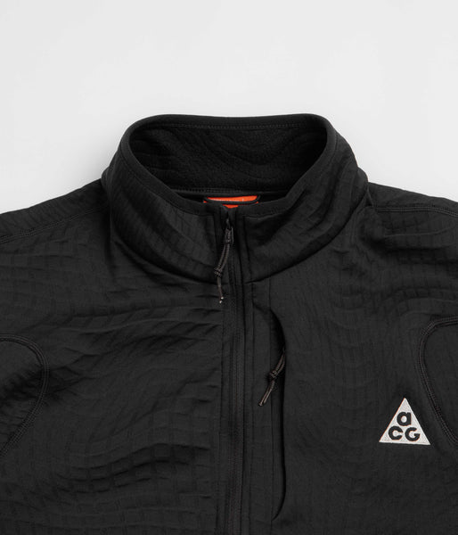 Nike ACG Wolf Grid 1/2 Zip Sweatshirt - Black / Summit White