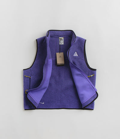 Nike ACG Womens Arctic Wolf Fleece Vest - Persian Violet / Black / Summit White