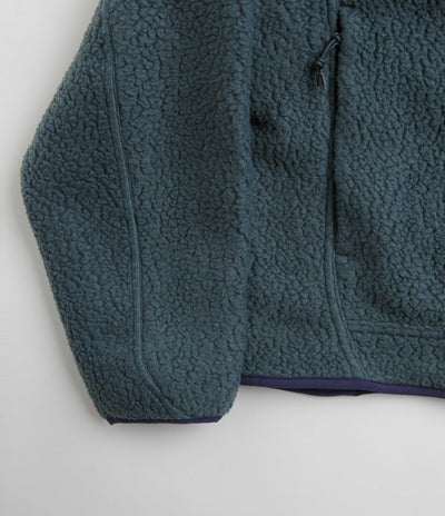 Nike ACG Womens Arctic Wolf Full-Zip Fleece in Deep Jungle and Purple Ink / Summit White