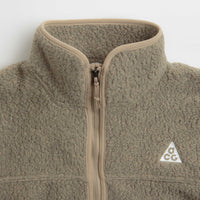 Nike ACG Womens Arctic Wolf Full-Zip Fleece - Khaki / Khaki / Summit White thumbnail