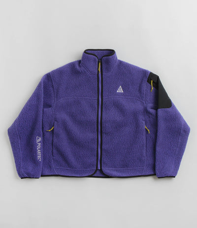 Nike ACG Womens Arctic Wolf Full-Zip Fleece - Persian Violet / Black / Summit White