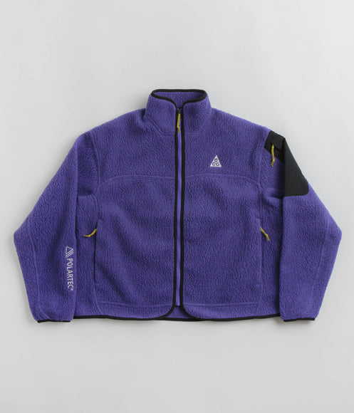 Nike ACG Womens Arctic Wolf Full-Zip Fleece - Persian Violet / Black / Summit White