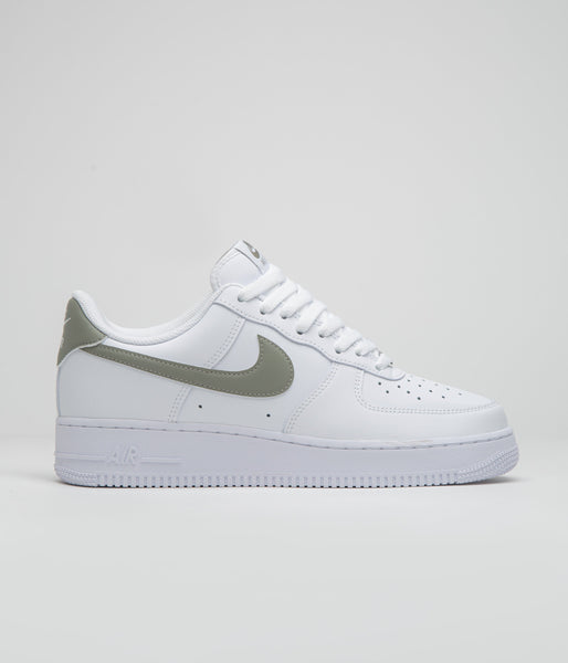 white air forces with grey tick
