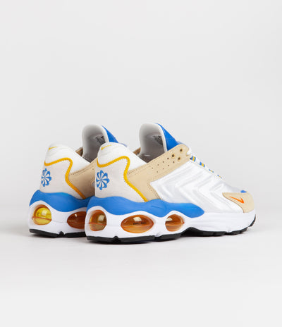 Nike Air Max TW SE Shoes in Summit White and Safety Orange and Sesame