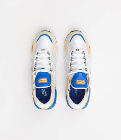 Nike Air Max TW SE Shoes in Summit White and Safety Orange and Sesame