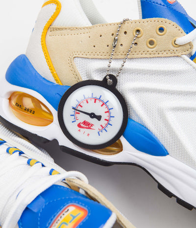 Nike Air Max TW SE Shoes in Summit White and Safety Orange and Sesame