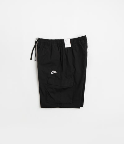 Nike Club Cargo Shorts - Black / White