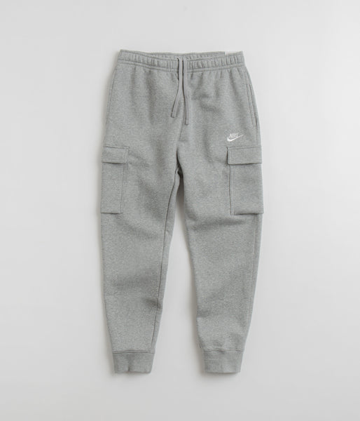 nike club cargo joggers grey