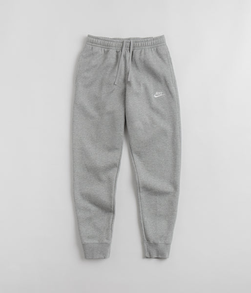 nike club fleece jogger pants grey