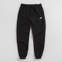 Nike Club Fleece Sweatpants - Black / Black / White thumbnail