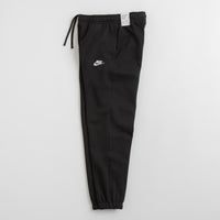 Nike Club Fleece Sweatpants - Black / Black / White thumbnail