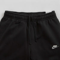 Nike Club Fleece Sweatpants - Black / Black / White thumbnail