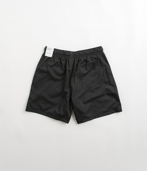 Nike Club Woven Flow Shorts Black White Flatspot