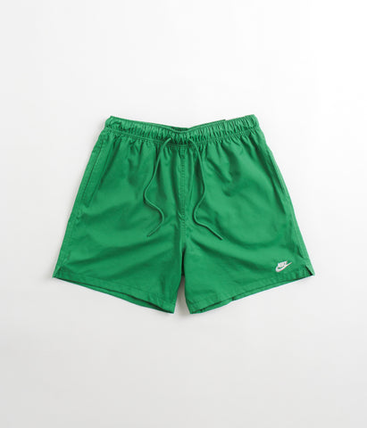 nike woven flow shorts green