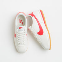 Nike Cortez Shoes in Sail and University Red and Gum Yellow thumbnail