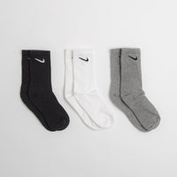 Nike Everyday Cushioned Training Crew Socks (3 Pair) in Multicolour thumbnail