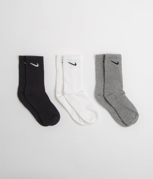 Nike Everyday Cushioned Training Crew Socks (3 Pair) - Multicolour