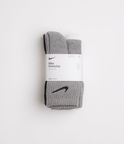 Nike Everyday Cushioned Training Crew Socks (3 Pair) in Multicolour