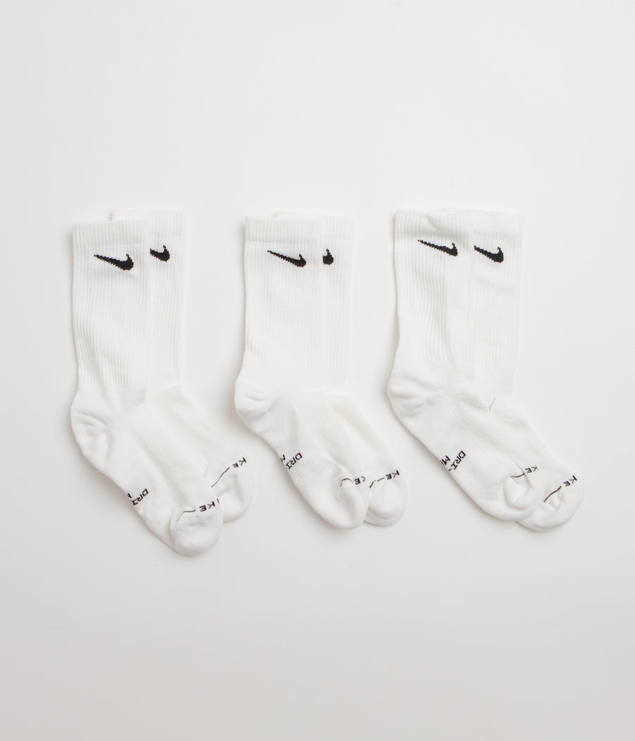Nike Everyday Elevated Socks (3 Pack) in White