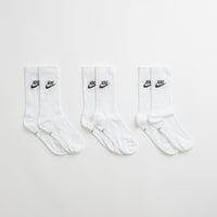 Nike Everyday Essential Crew Socks (3 Pair) - White / Black / Black thumbnail