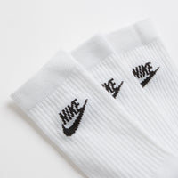 Nike Everyday Essential Crew Socks (3 Pair) - White / Black / Black thumbnail