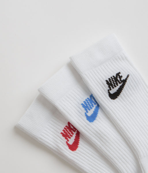 Nike Everyday Essential Crew Socks (3 Pair) Multicolour Flatspot