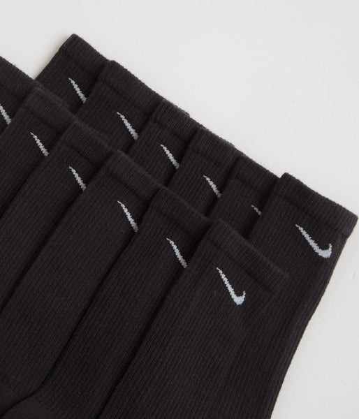 nike socks black 6 pack