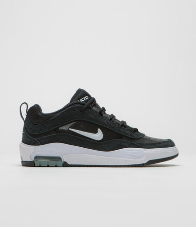 Nike SB Air Max Ishod Shoes in Black and White and Black - Black