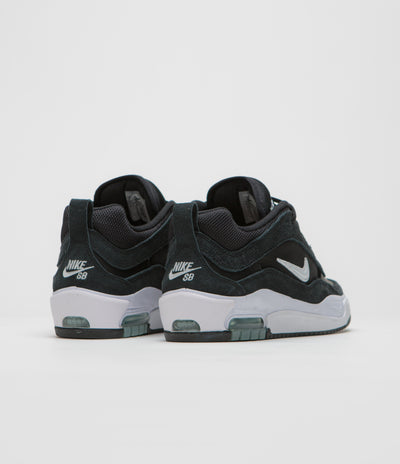 Nike SB Air Max Ishod Shoes in Black and White and Black - Black