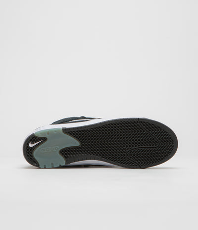 Nike SB Air Max Ishod Shoes in Black and White and Black - Black