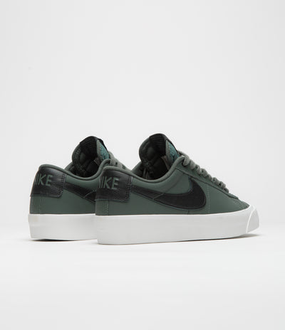 Nike SB Blazer Low Pro GT Shoes - Vintage Green / Black - Vintage Green