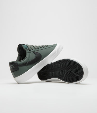 Nike SB Blazer Low Pro GT Shoes - Vintage Green / Black - Vintage Green