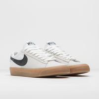 Nike SB Blazer Low Pro GT Shoes - White / Black - White - White thumbnail