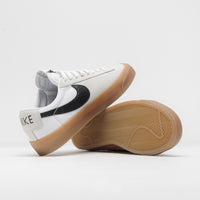 Nike SB Blazer Low Pro GT Shoes - White / Black - White - White thumbnail