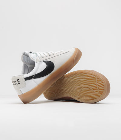 Nike SB Blazer Low Pro GT Shoes - White / Black - White - White