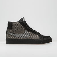 Nike SB Blazer Mid Premium Shoes - White / Black - White - Black thumbnail