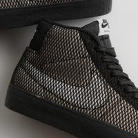 Nike SB Blazer Mid Premium Shoes - White / Black - White - Black thumbnail