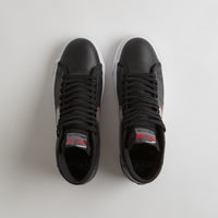 Nike SB Blazer Mid Pro GT Shoes - Black / Metallic Silver - University Red thumbnail