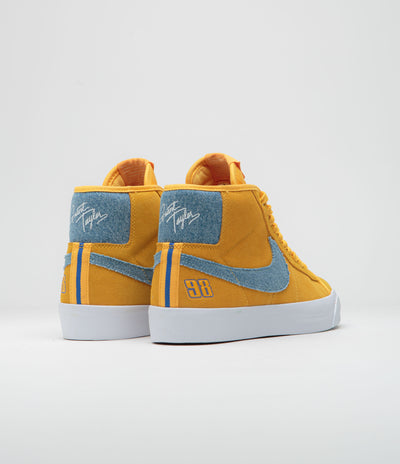 Nike SB Blazer Mid Pro GT Shoes - University Gold / Game Royal