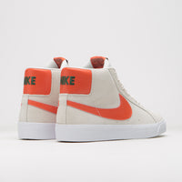 Nike SB Blazer Mid Shoes - Phantom / Cosmic Clay - White - Fir thumbnail