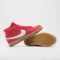 Nike SB Orange Label Blazer Mid Shoes - University Red / White - White thumbnail