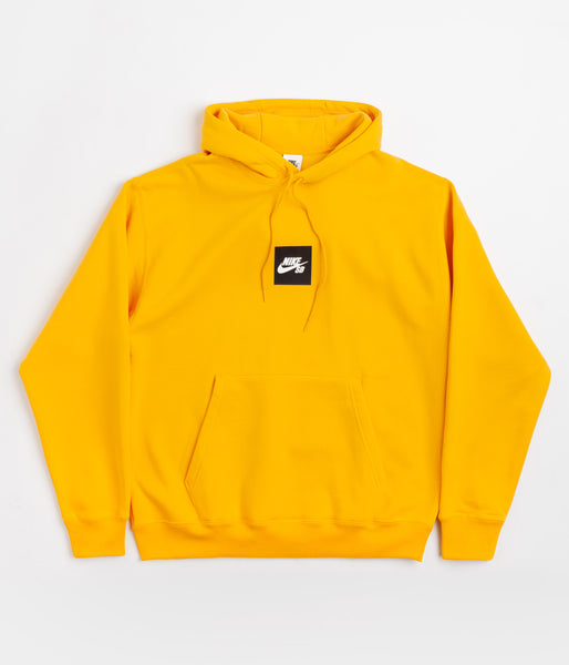 Nike SB Box Logo Hoodie University Gold Flatspot