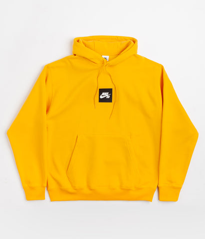 Nike SB Box Logo Hoodie - University Gold | Flatspot