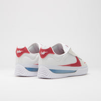 Nike SB BRSB Shoes in White and Varsity Red and Varsity Royal - White thumbnail
