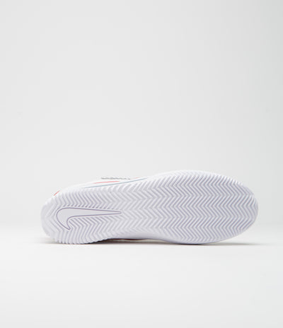 Nike SB BRSB Shoes in White and Varsity Red and Varsity Royal - White