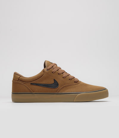 Nike SB Chron 2 Canvas Shoes in Ale Brown and Black and Ale Brown