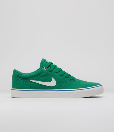 Nike SB Chron 2 Canvas Shoes - Malachite / Summit White - Malachite