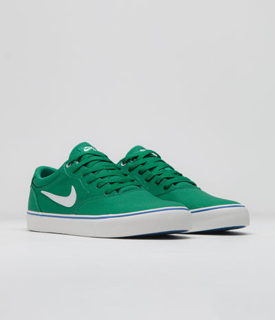 Nike SB Chron 2 Canvas Shoes - Malachite / Summit White - Malachite