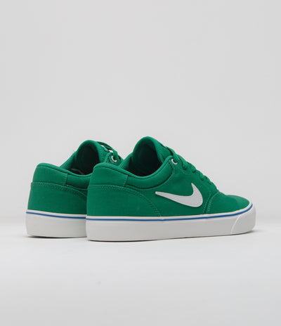 Nike SB Chron 2 Canvas Shoes - Malachite / Summit White - Malachite