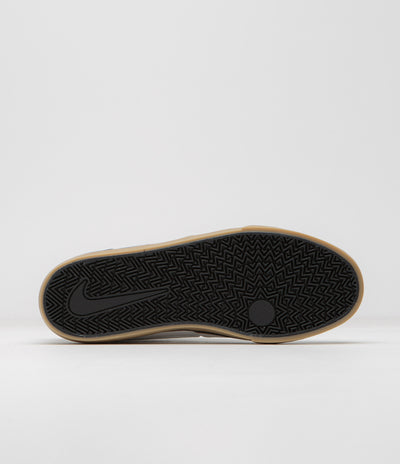 Nike SB Chron 2 Canvas Shoes - White / Light Bone - White - Gum Light Brown